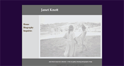 Desktop Screenshot of janetknott.com