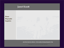 Tablet Screenshot of janetknott.com
